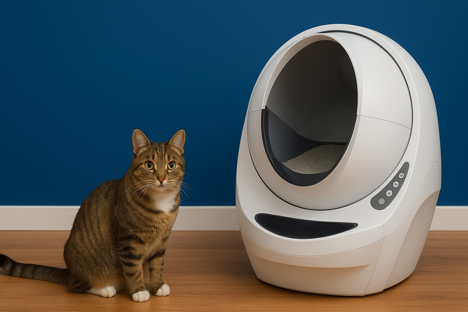self-cleaning litter box