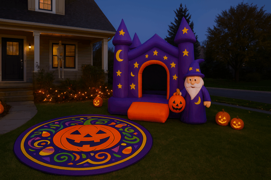 Halloween bounce house