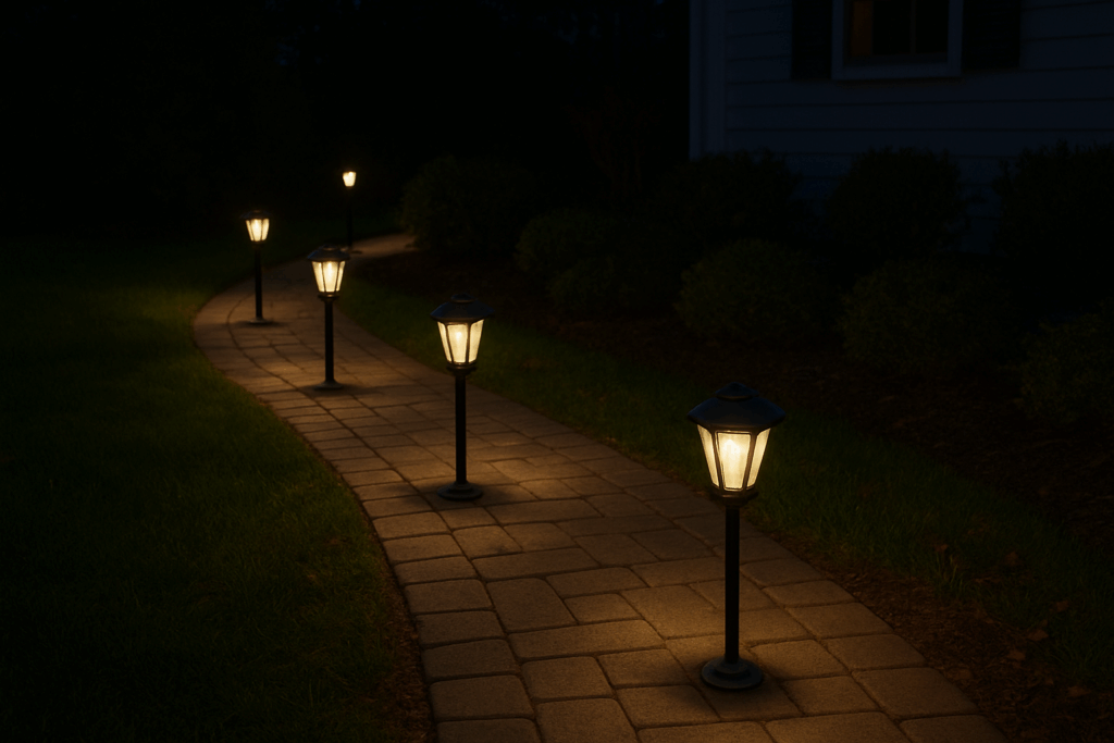 solar christmas lights outdoor