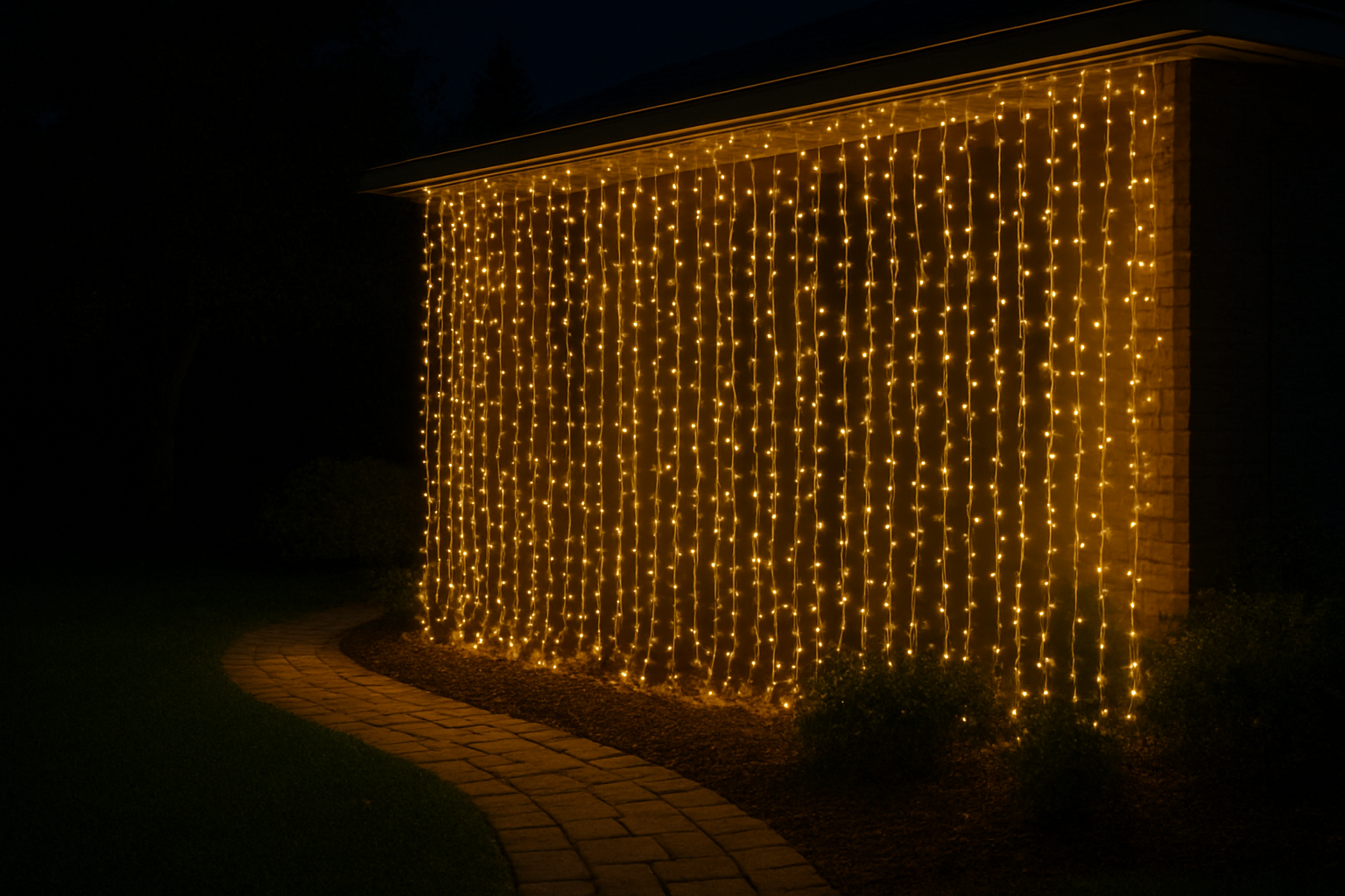 solar christmas lights outdoor