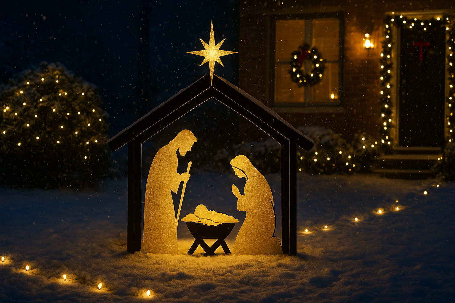 solar christmas lights outdoor