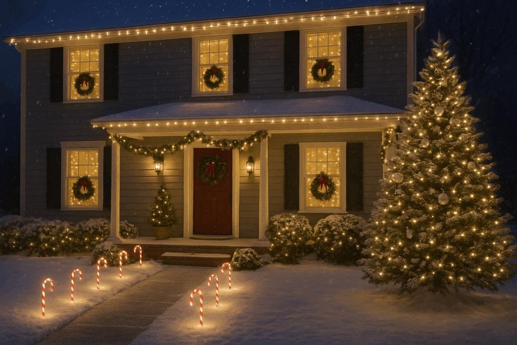 christmas house decorations