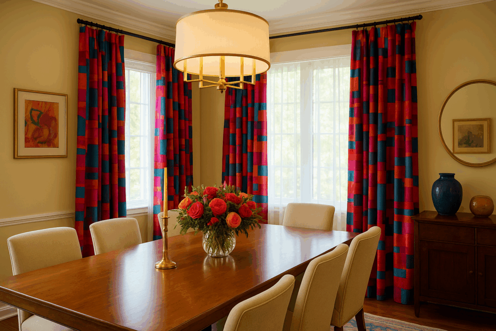 dining room curtains