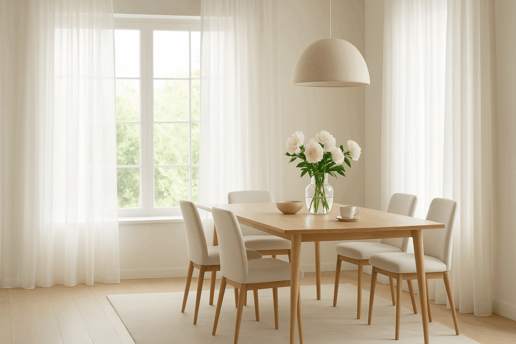 dining room curtains