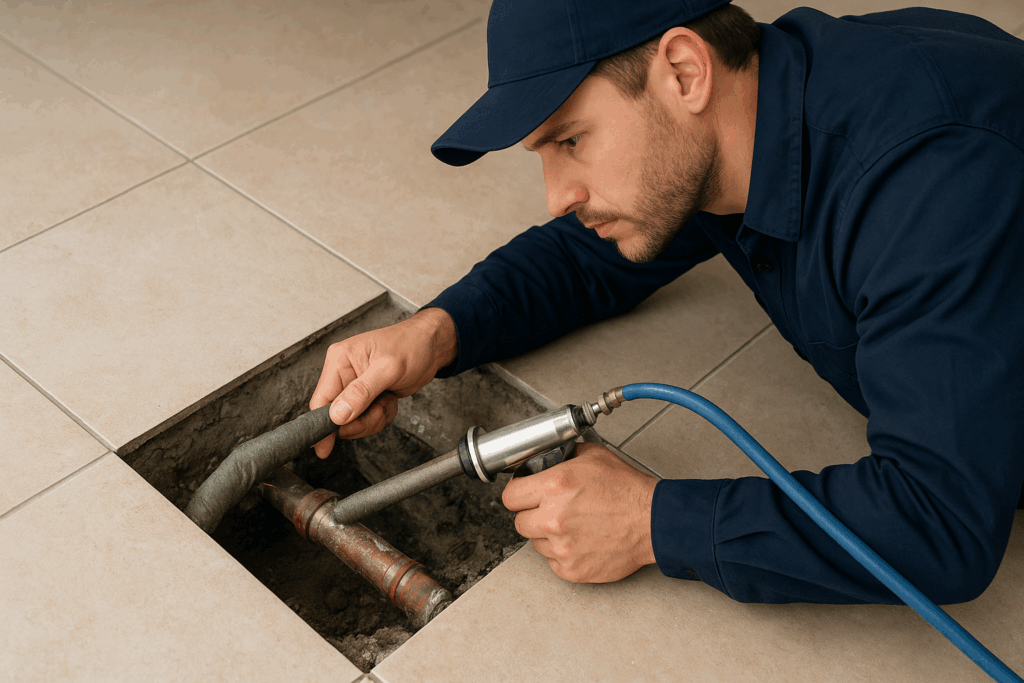 slab leak repair