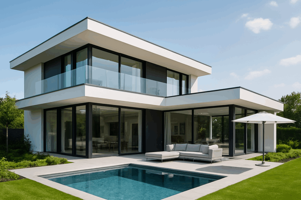 flat roof house