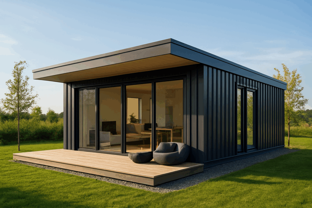 flat roof house