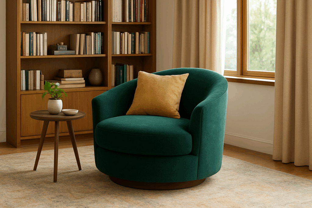 swivel chair living room