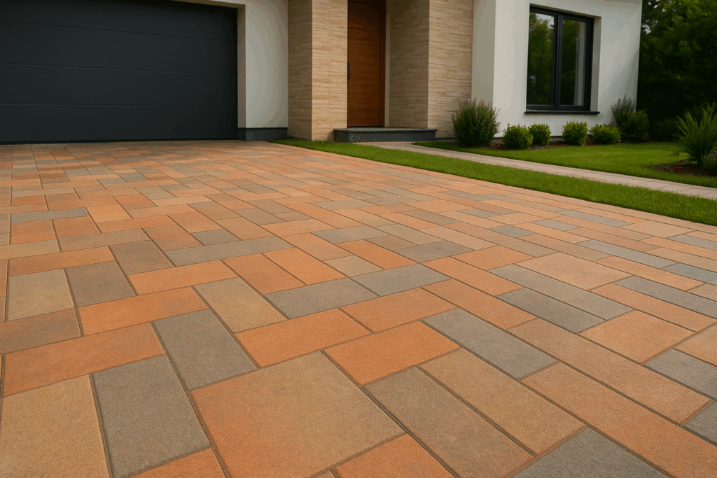 parking tiles design at home