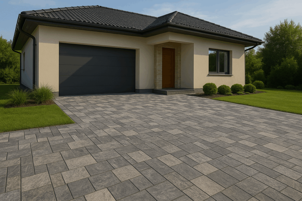 parking tiles design at home