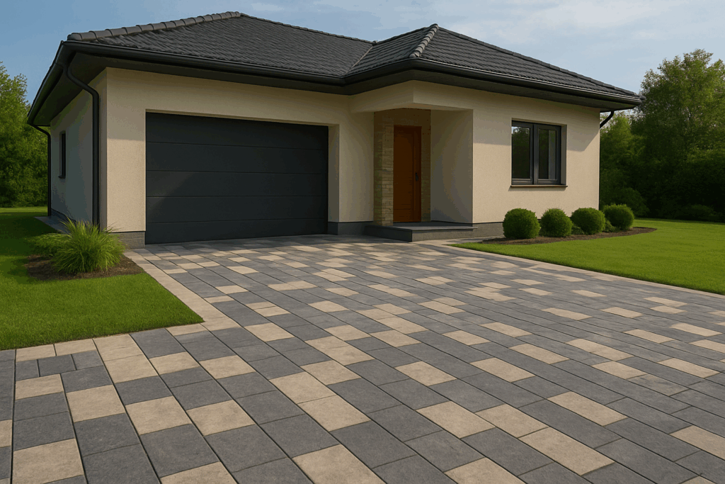 parking tiles design at home