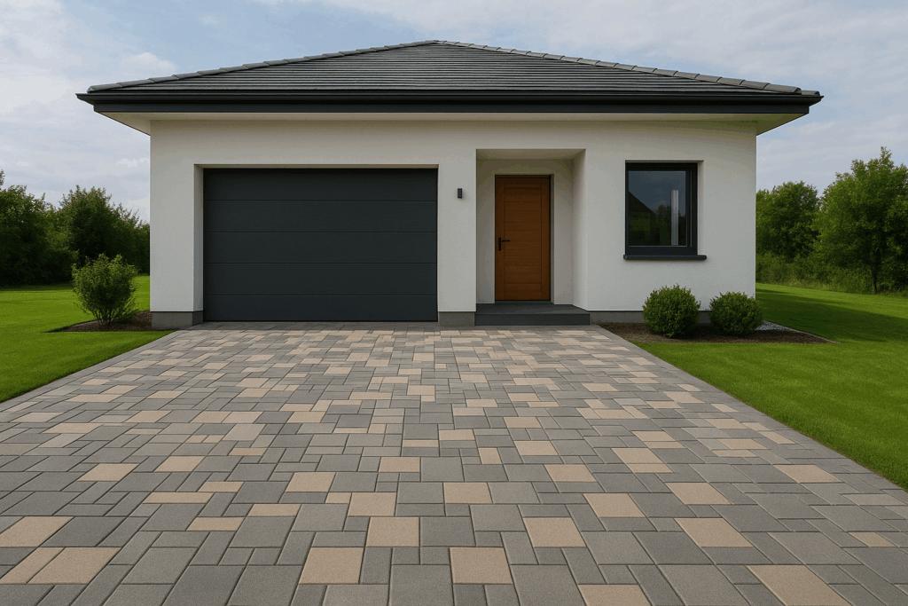 parking tiles design at home