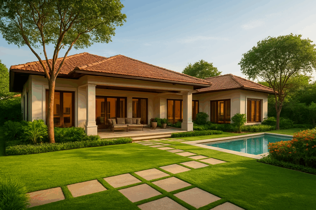 single floor house design