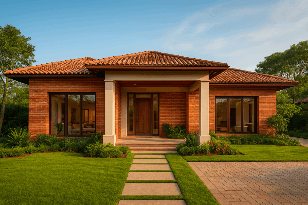 single floor house design