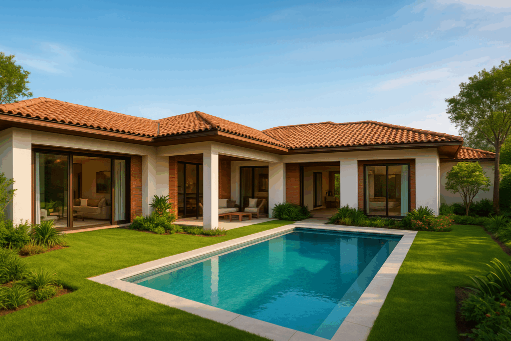 single floor house design