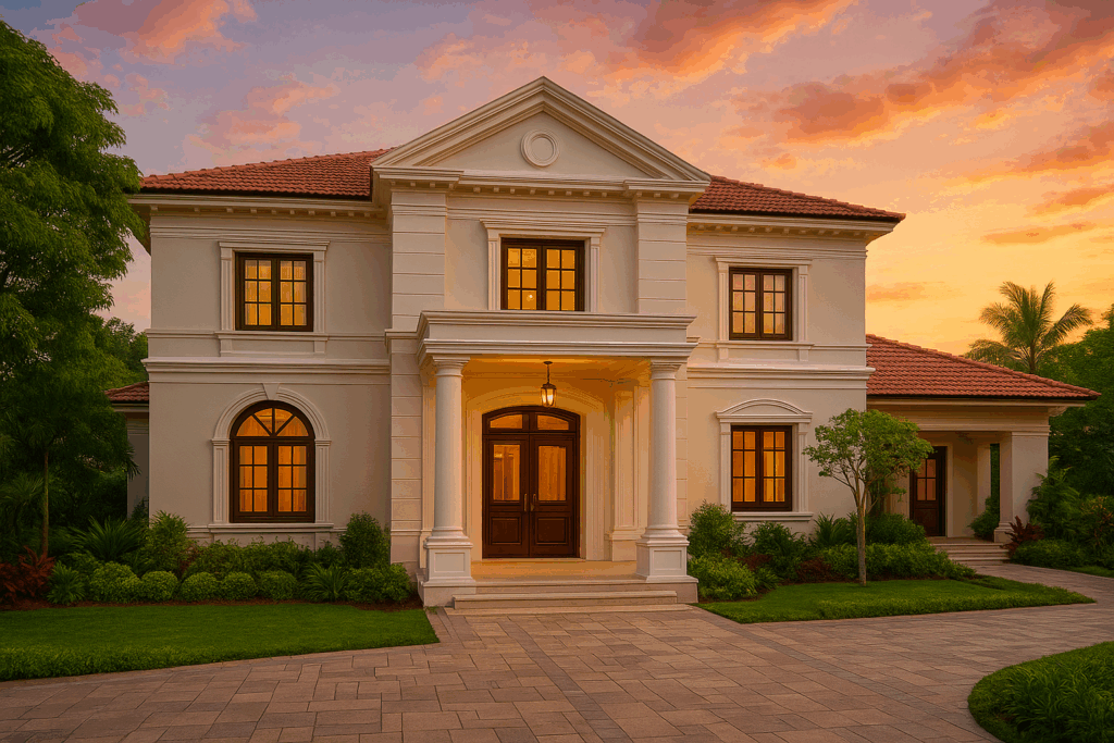 single floor house design