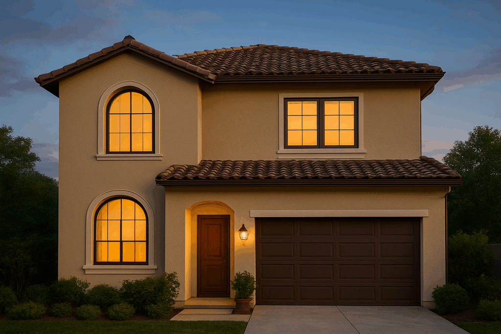 double floor normal house front elevation designs