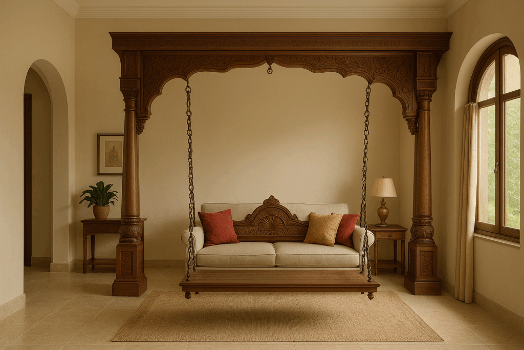 living room unique partition design