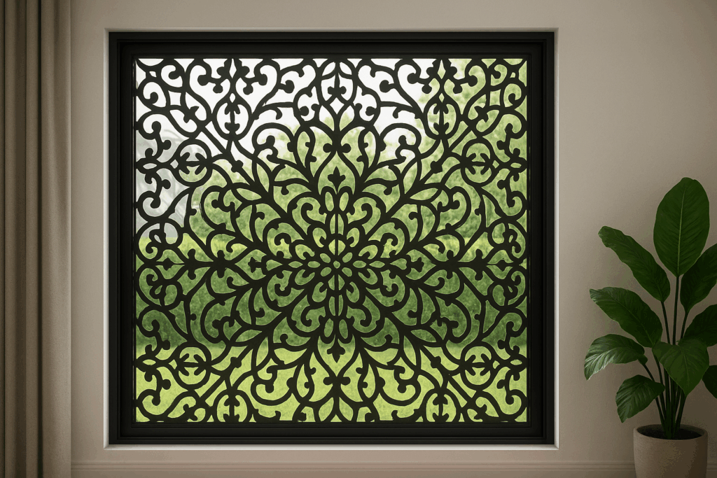 modern window grill design