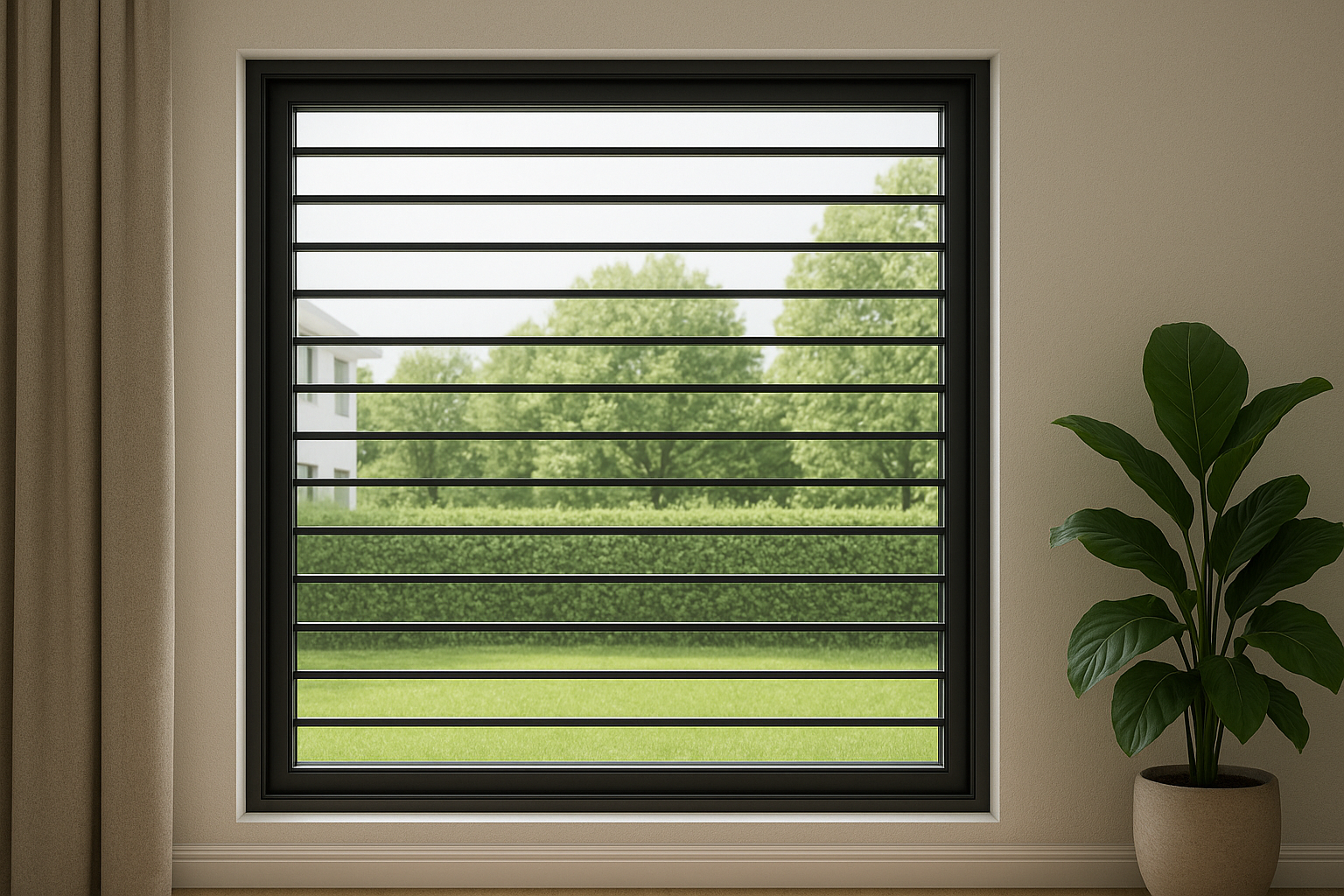 modern window grill design