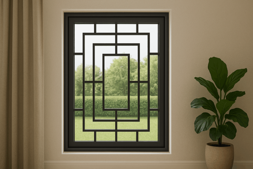 modern window grill design
