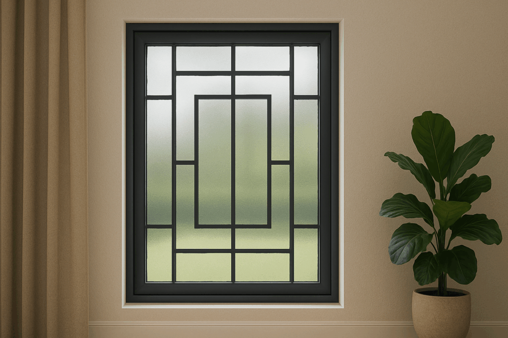 modern window grill design