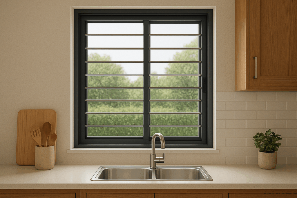 modern window grill design