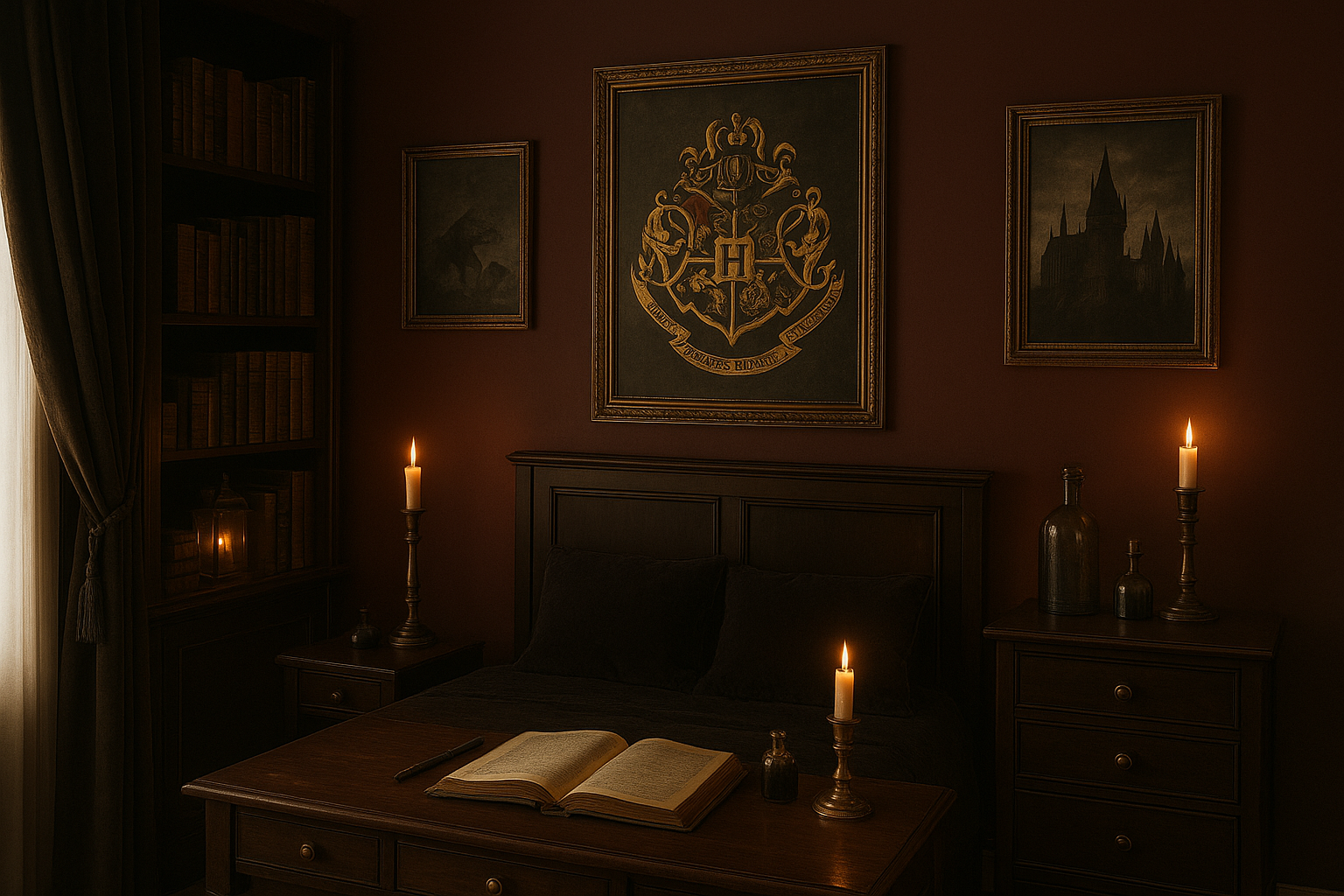 Dark Academia Wizarding Theme