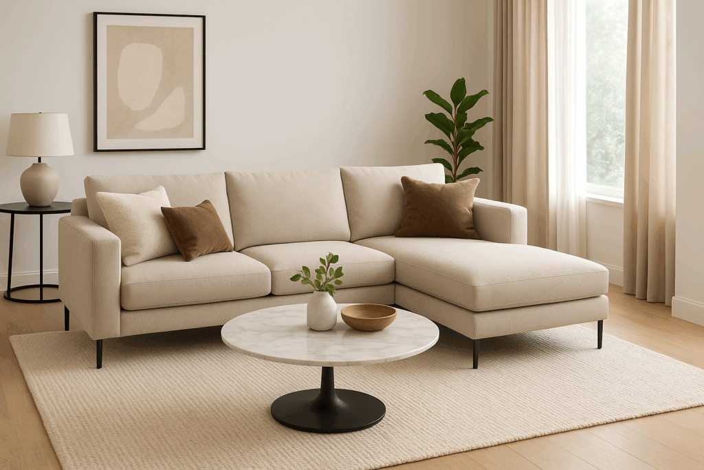living room l shape sofa