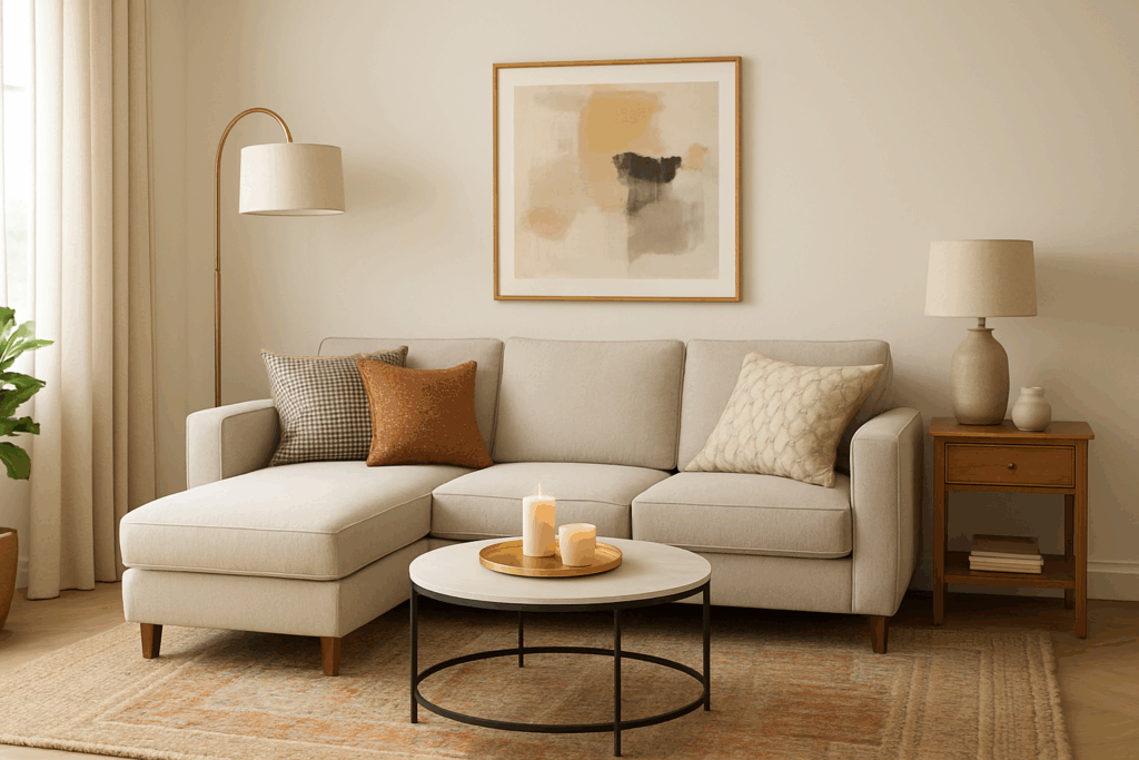 Accessories That Elevate a Small Living Room L Shape Sofa