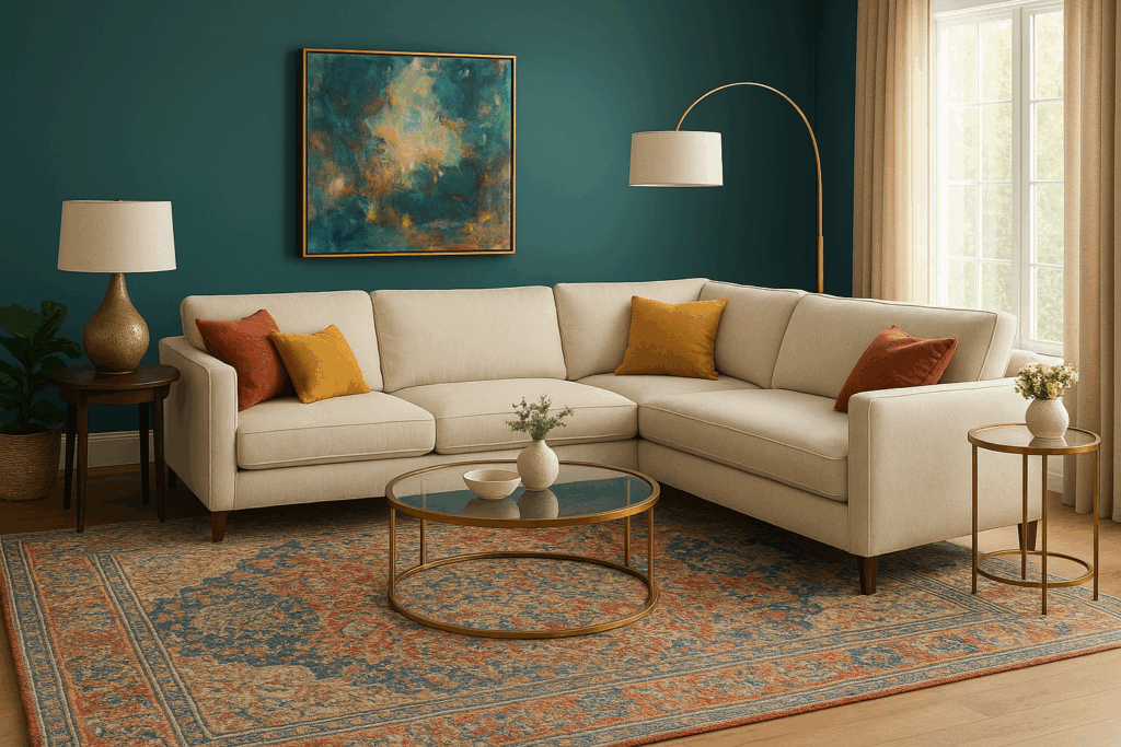 living room l shape sofa