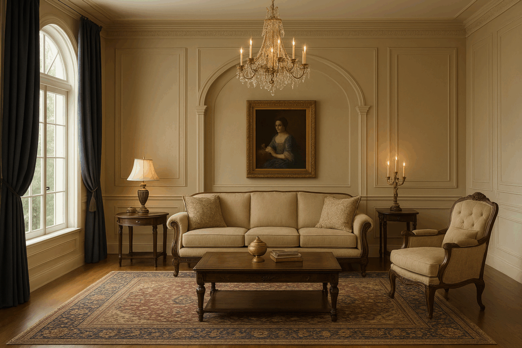 middle class drawing room design