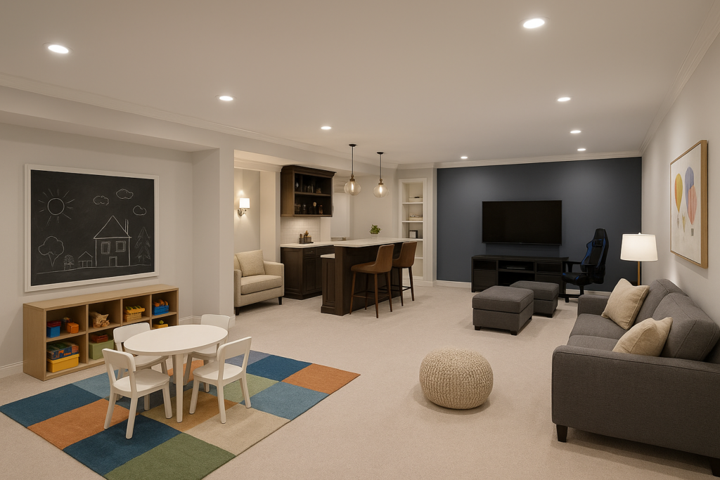 Basement Ideas for New Homes