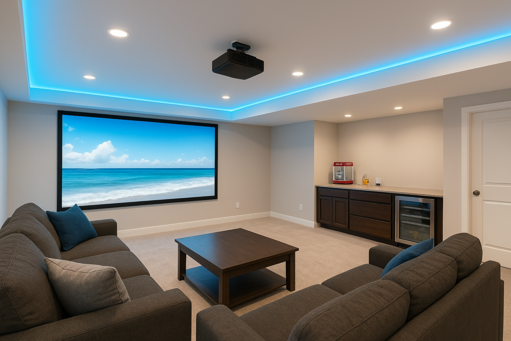 Basement Ideas for New Homes