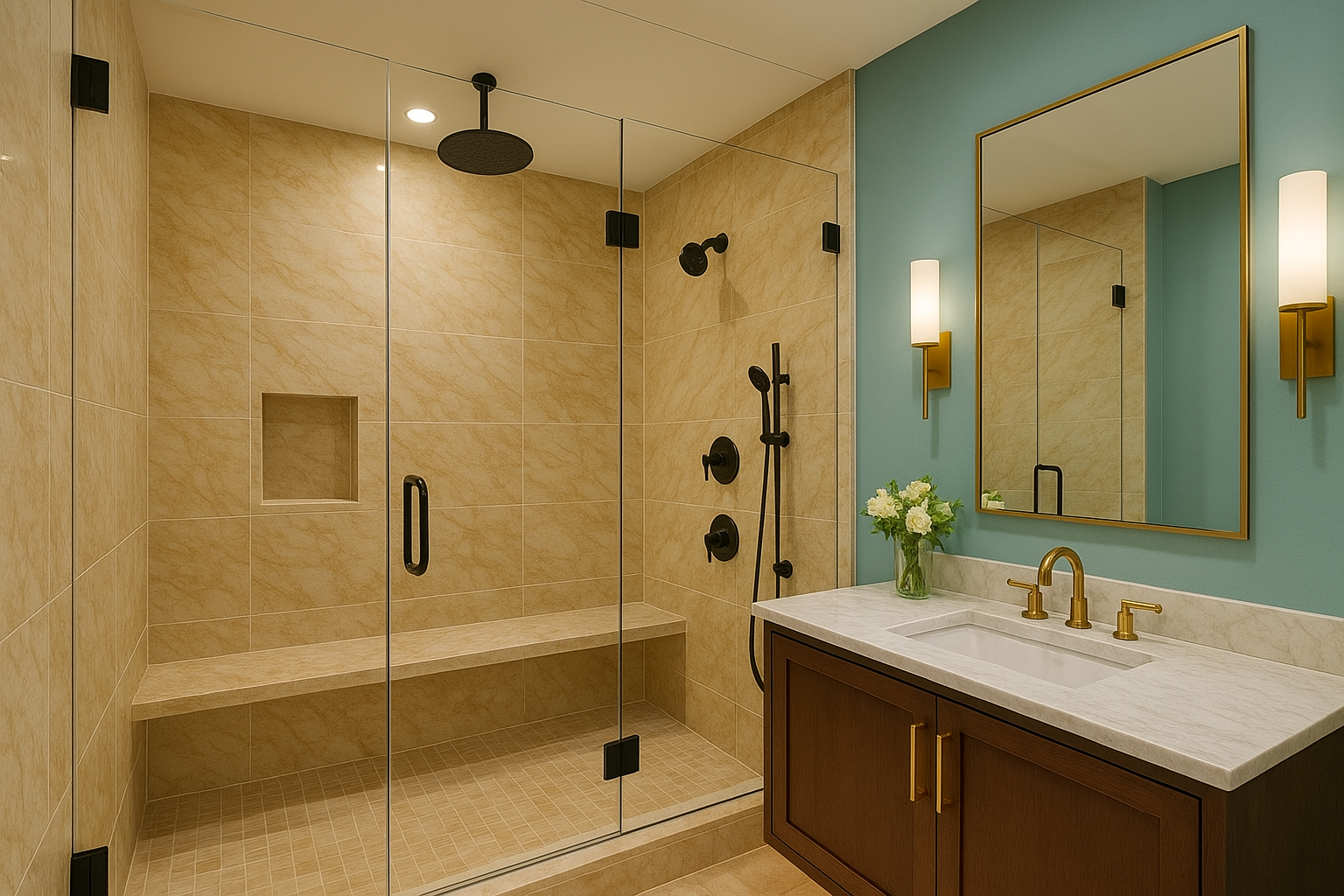 Spa-Inspired Walk-In Showers