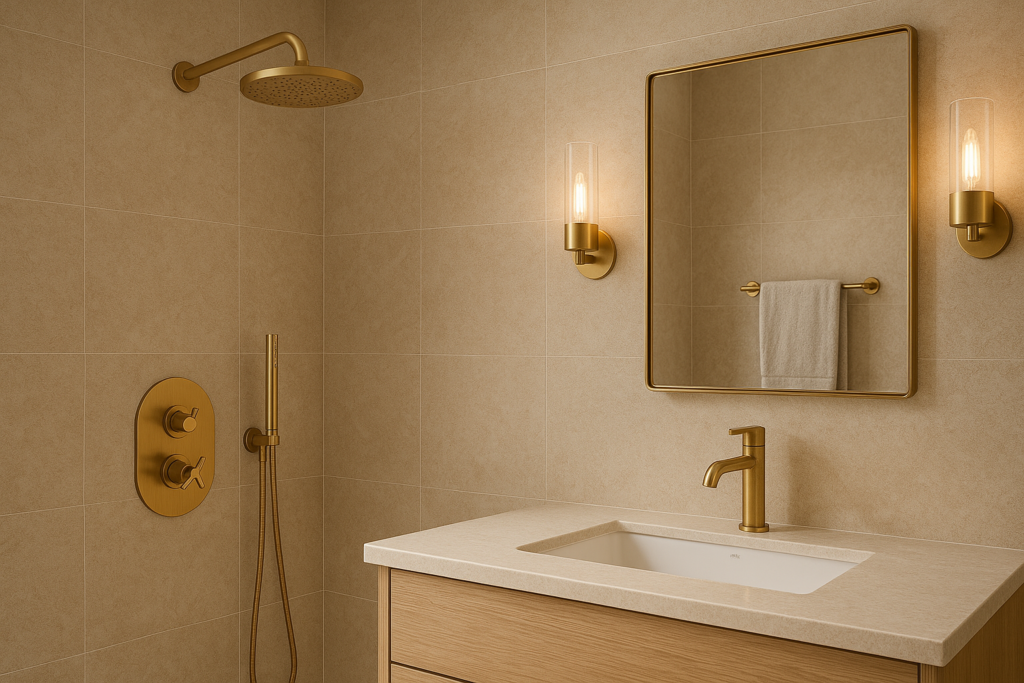 Luxurious Fixtures and High-End Hardware