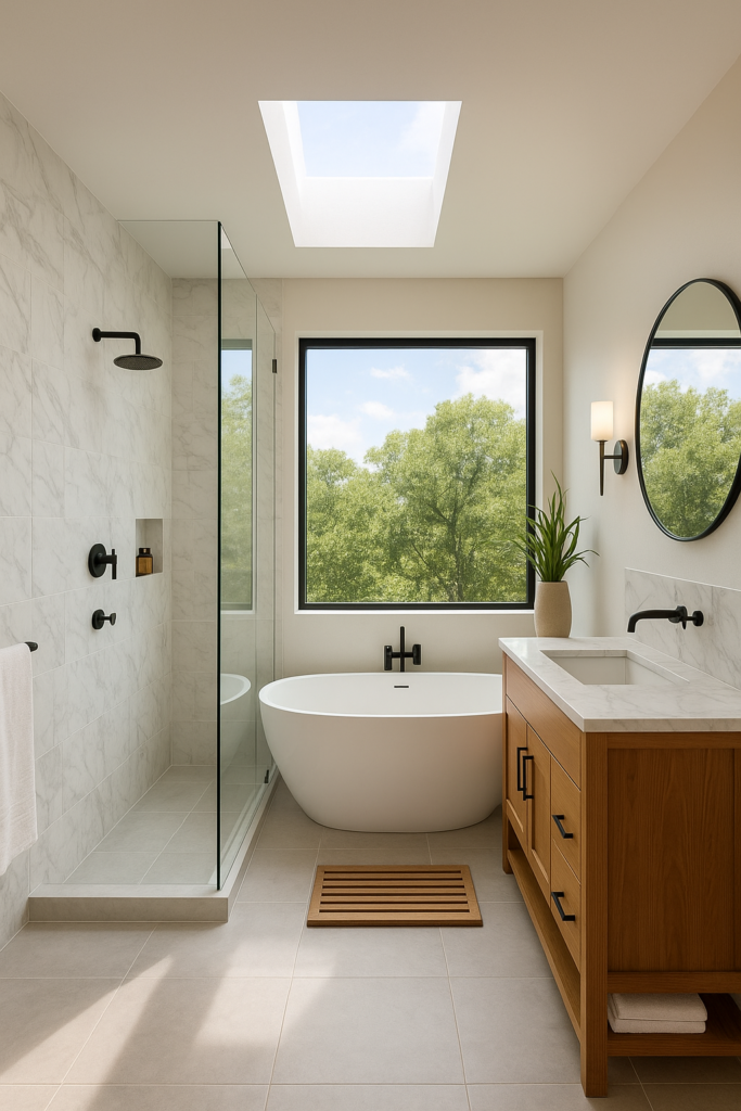 Skylights or Large Picture Windows