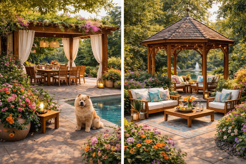 Planters and Side Tables