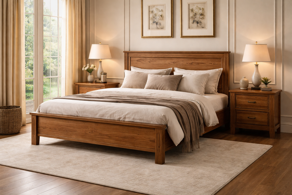 The Classic Solid Wood Bed Frame