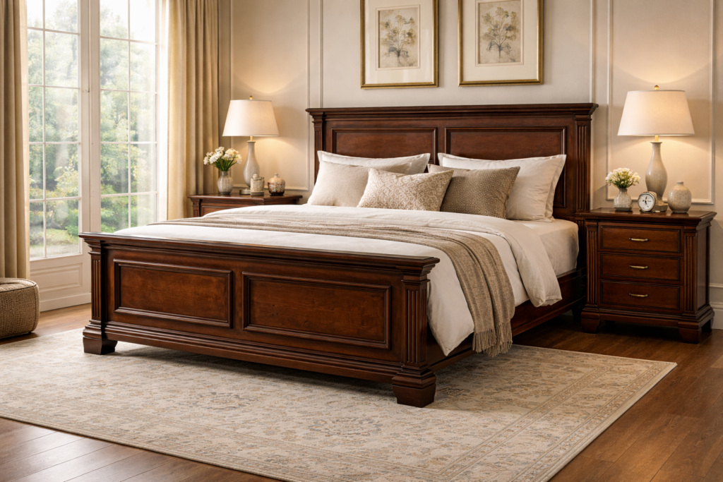 Traditional Panel Bed Design