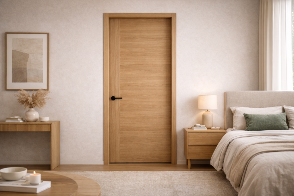 Bedroom Doors with Calm Aesthetics