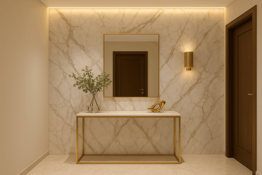 Marble & Stone Accent Walls for a Royal Look