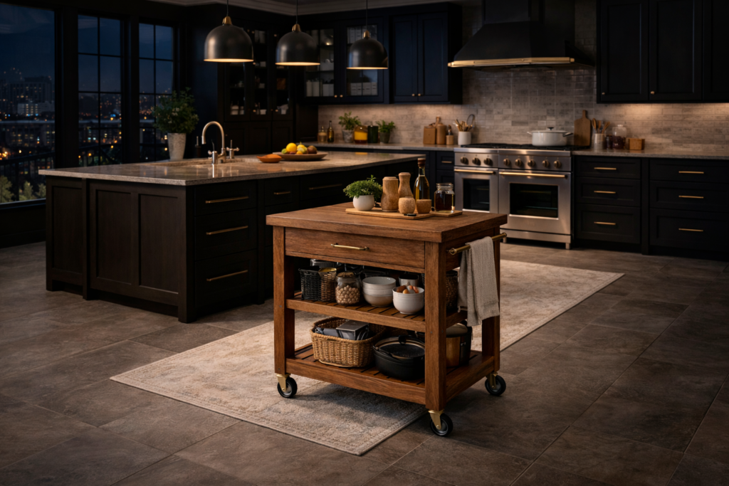 Enhancing Visual Balance in Large Kitchens