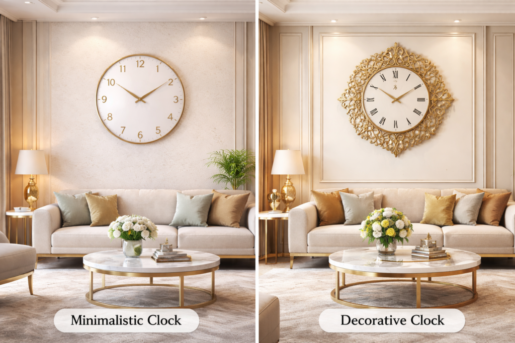 Minimalistic vs Decorative Clocks