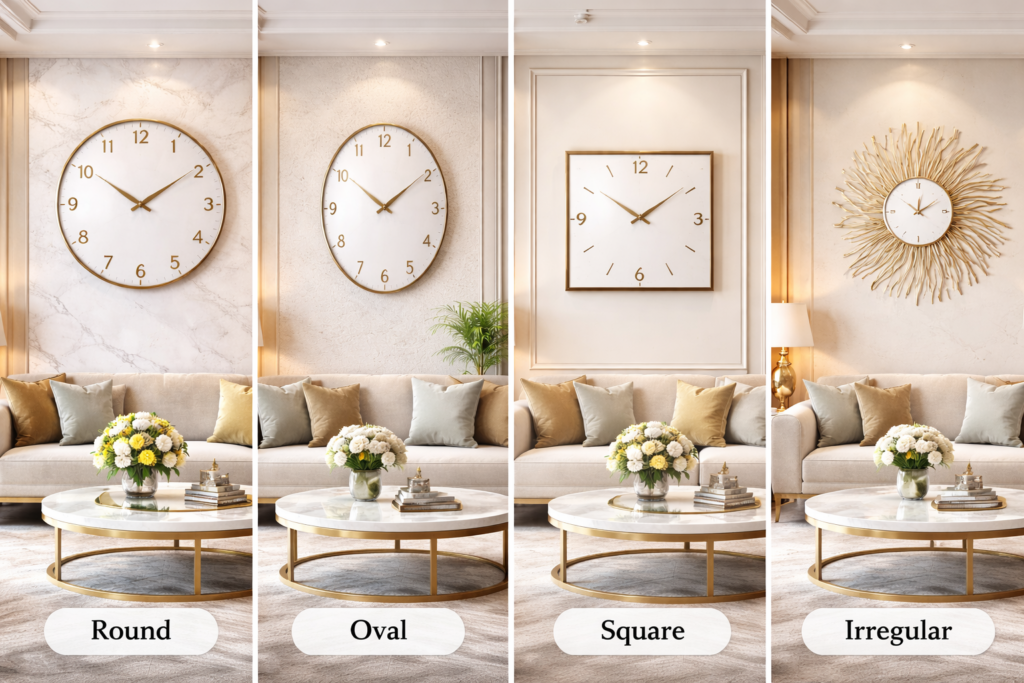 Preferred Shapes for Wall Clocks
