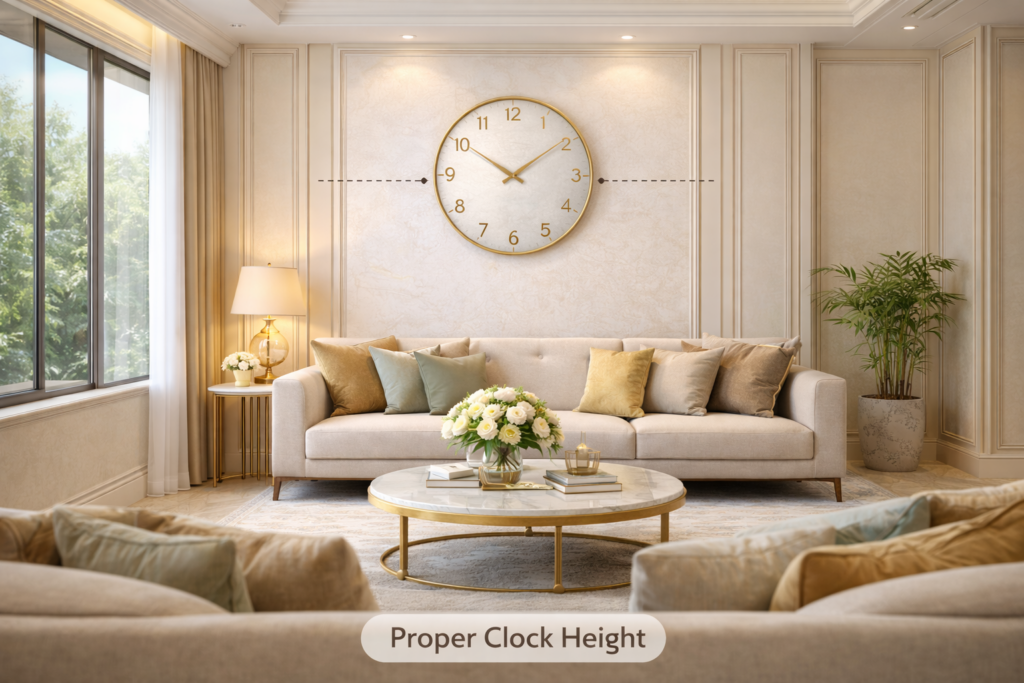 Wall Clock Height