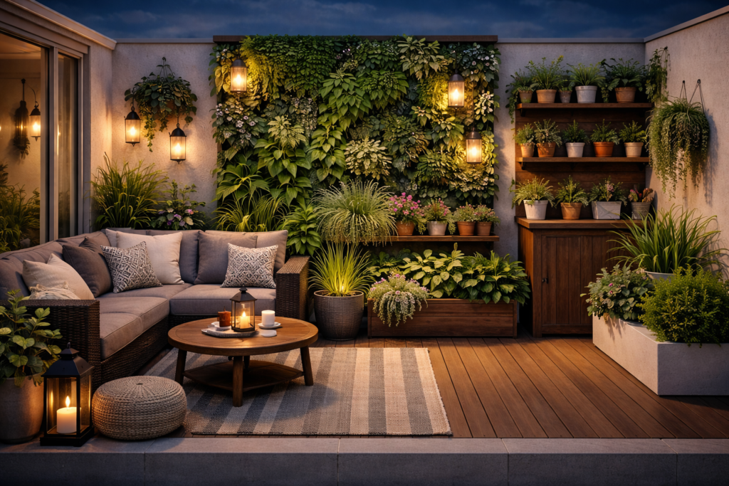 Vertical-Focused Garden Design