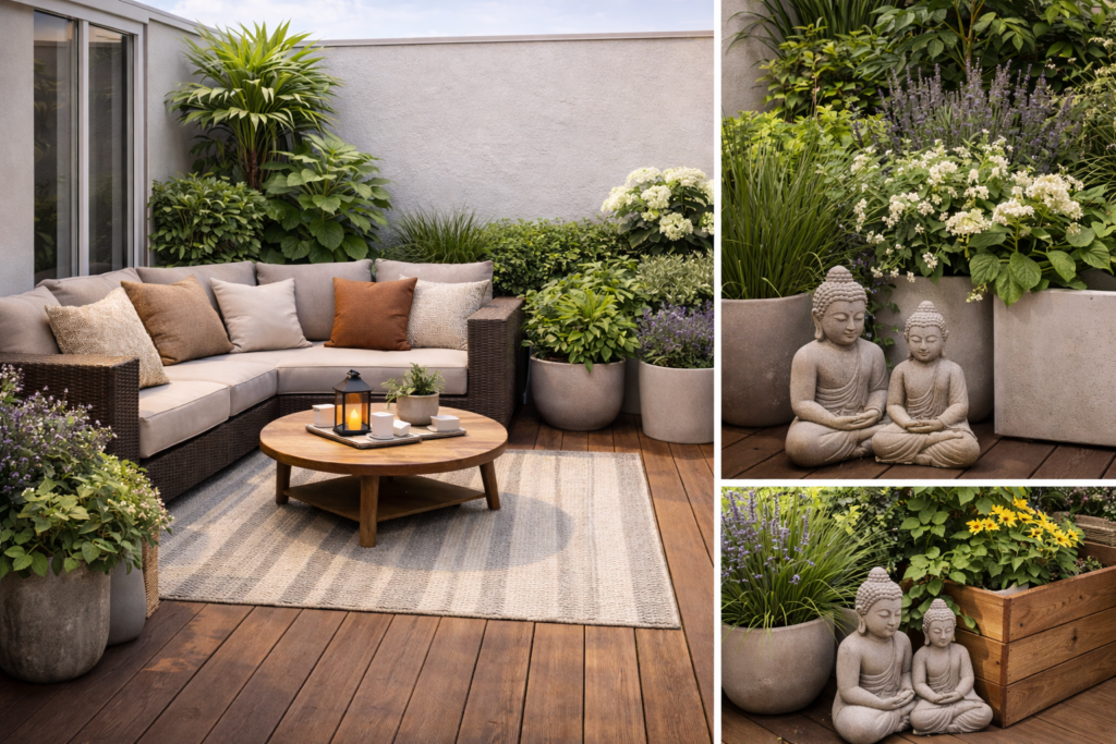 small home terrace garden