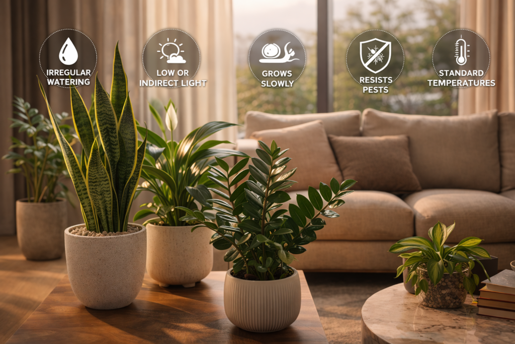 Choosing Low Maintenance Indoor Plants