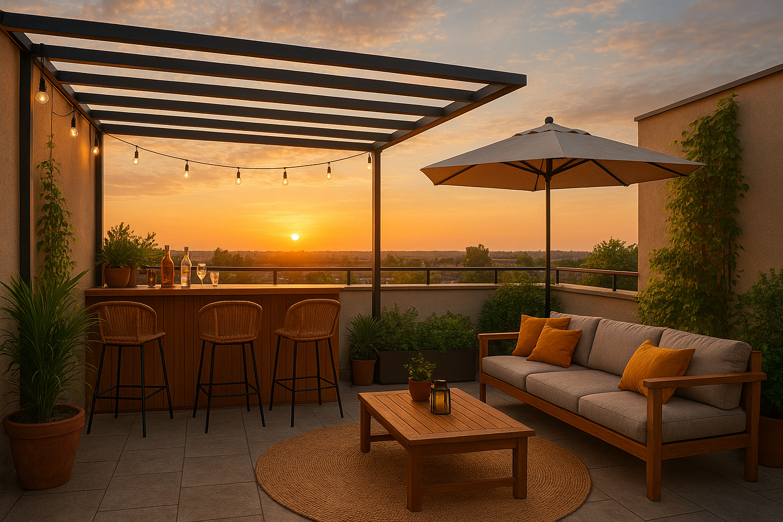 low cost simple rooftop design